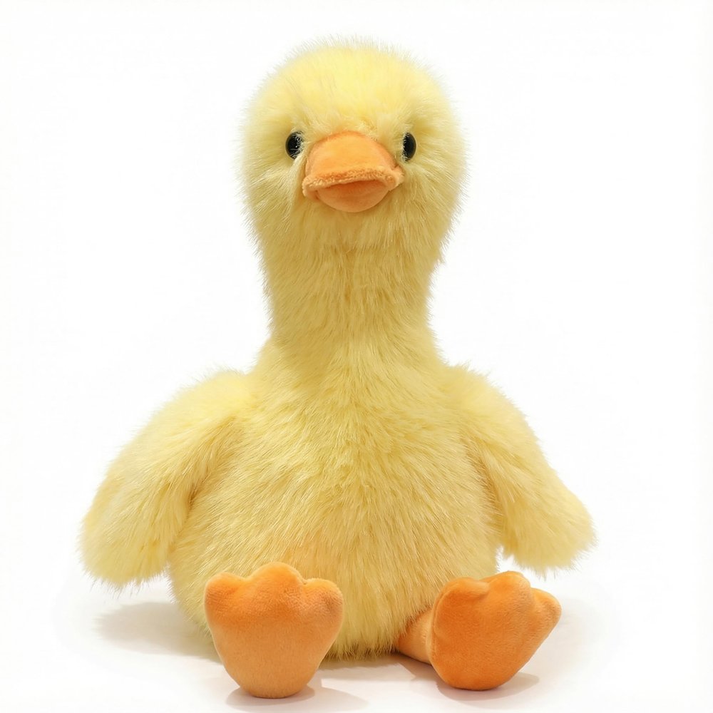 Alwoligag Plush Duck Stuffed Animal - Ultra Soft & Huggable, 14 Inch Cuddly Duck Buddy for Boys & Girls, for Birthday/Christmas/Valentines Day (Yellow)