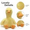 Alwoligag Plush Duck Stuffed Animal - Ultra Soft & Huggable, 14 Inch Cuddly Duck Buddy for Boys & Girls, for Birthday/Christmas/Valentines Day (Yellow) view 2