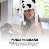BCOATH Plush Panda Headwear Dress Up Accessory for Winter Warm Party Hat Funny Animal Character Headgear view 4