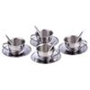 hhhlsl Kids Tea Set Heat-Resistant Stainless Steel Childrens Tea Set with 4 70ml Cup, 4 Saucer and Spoon for Girls and BoysKids view 4