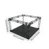 AlluraPet Buildable Model Display Stage Hangar Bay Garage Base Scene Accessories Repair Part Versatile Sturdy Modular Stand- Width 30 cm view 4
