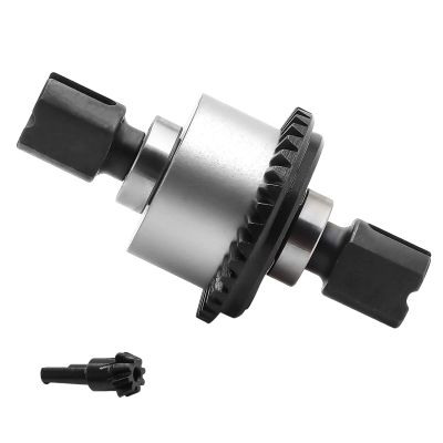 1/8 RC Car Differential Gearbox 35+8T Gear Ratio 1.1 Module Aluminum Alloy High Reliable Differential for RC Vehicles- Silver