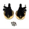 KEBEILEE CNC Upgrade Front Portal Box wit Brass Portal Cover for Axial AXP8 Gilamon2.2 1/8 (Black+Brass) view 1