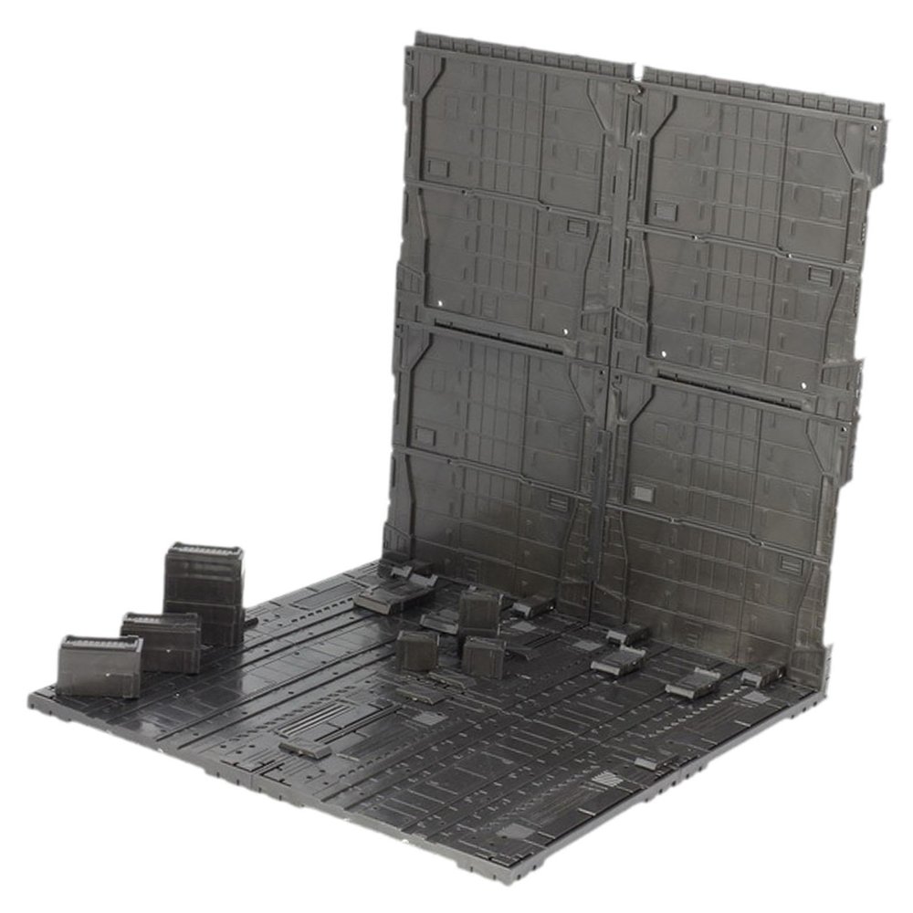 HouseVibe Interlocking Base Stand for Model Builders - Modular Display Stand for Figures, Toys, and Model Parts - Storage Garage for Collectibles- Style I