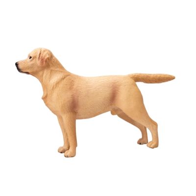 Bassadoro 1:6 Scale Labrador Dog Figure Animal Statue Figurine Playset Accessory for Diorama Decoration Learning Toy- Without Leash
