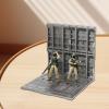 AlluraPet Interlocking Base Model Stand Builders Part Modelling Figure Display Stand Toy Storage Garage- Style B view 2