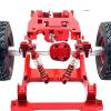 1/12 Scale RC Car Axle Set Pull Rods Link Rods Shock Absorbers for MN82 MN82T RC Vehicles- Red view 4