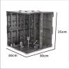 AlluraPet Interlocking Base Model Stand Builders Part Modelling Figure Display Stand Toy Storage Garage- Style E view 3