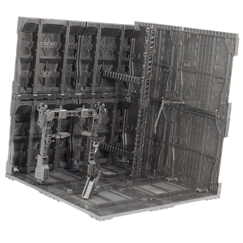 AlluraPet Interlocking Base Model Stand Builders Part Modelling Figure Display Stand Toy Storage Garage- Style D