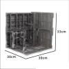 AlluraPet Interlocking Base Model Stand Builders Part Modelling Figure Display Stand Toy Storage Garage- Style D view 2