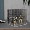 AlluraPet Interlocking Base Model Stand Builders Part Modelling Figure Display Stand Toy Storage Garage- Style D view 4