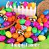 200 PCS 3.1" Fillable Easter Eggs Bulk with 6 Surprise Golden Eggs, Colorful Plastic Easter Egg Empty for Easter Egg Hunt Party Favors Kids Easter Basket Stuffers Fillers Classroom Prizes for Boy Girl view 4