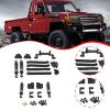 1/12 RC Car Spare Parts Rod Mount Tie Rod Front Rear Shock Absorber for 82PR0 MN82 DIY RC Vehicles Trucks Suspension Kit- Black view 2