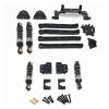 1/12 RC Car Spare Parts Rod Mount Tie Rod Front Rear Shock Absorber for 82PR0 MN82 DIY RC Vehicles Trucks Suspension Kit- Black view 3