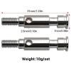 2Pcs Stub Axle Drive Shaft W269 Replacement Parts for 1/10 2WD Goron Series RC Car- Silver view 3
