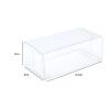 50 Pieces Acrylic Model Car Display Case Clear PVC Boxes 1/64 Scale Vehicle Exhibition Storage Box for Toy Car Collectibles Size M- Small view 3
