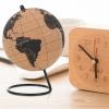 DIKACA Black Cork World Globe with Sturdy Stand Stable Desk Globe for Office Decoration Elegant Tabletop Ornament Enhancing Home and Study view 4
