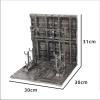 AlluraPet Interlocking Base Model Stand Builders Part Modelling Figure Display Stand Toy Storage Garage- Style F view 2