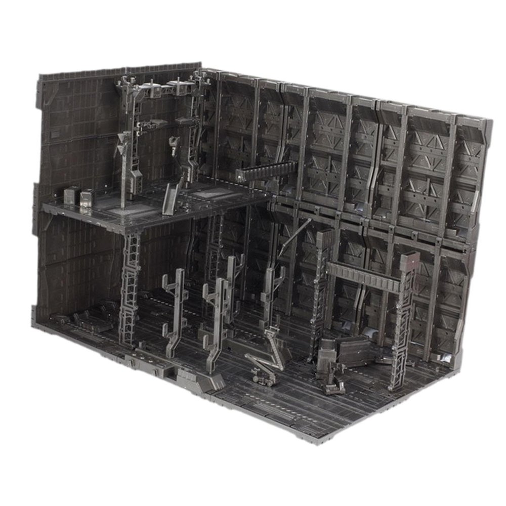 AlluraPet Interlocking Base Model Stand Builders Part Modelling Figure Display Stand Toy Storage Garage- Style H