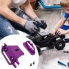 1/14 RC Car Front Guard Aluminium Bull Bar Replacement for 14210 14209 RC Crawler Metal Protection- Purple view 4