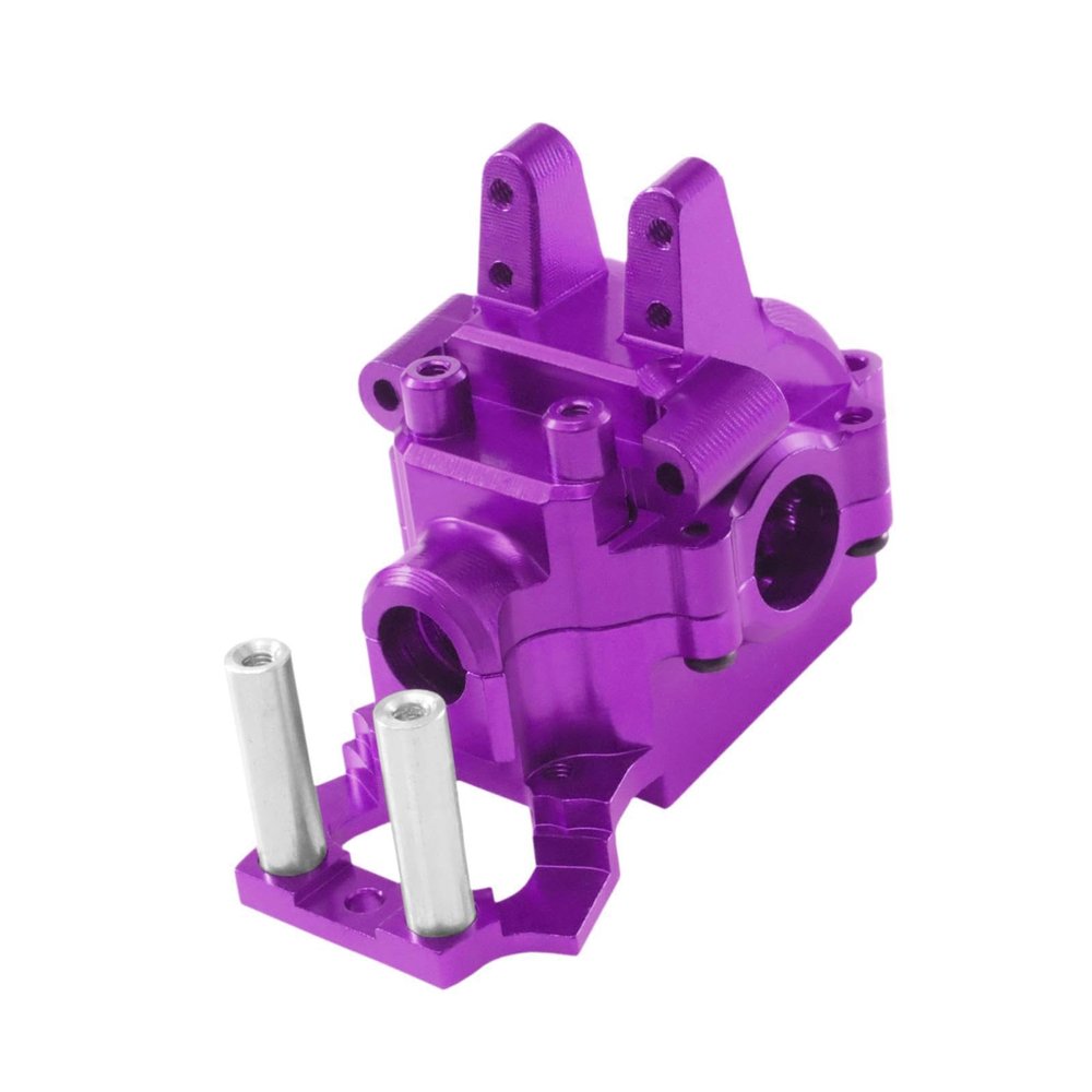 1/14 RC Car Gearbox Spare Parts Professional Modification Upgrade Kit Differential Case Compatible with 14303 14211 14210- Purple