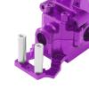 1/14 RC Car Gearbox Spare Parts Professional Modification Upgrade Kit Differential Case Compatible with 14303 14211 14210- Purple view 2