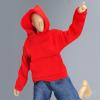 1/12 Scale Hoodie Apparel for 6inch Female Action Figures Cosplay Accessory Doll Clothing- Red view 4