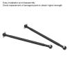 2Pcs Metal Steel Rear Drive Shaft Dogbone Parts for ZD Racing 1/7 DBX - 07 RC Car, RC Rear Drive Shaft Upgrade Kit, High Strength Shockproof Transmission Component with Accurate 10 view 4