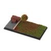 1/64 Scale Model Car Display Case with Parking Scene Diorama, Dustproof Acrylic Cover for Diecast Vehicles and Tiny Figures (4.72x2.28x1.93inch)- Spring Scene view 2