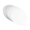 100Pcs Button Round Badge Blank Paper Making Supplies Fitments for Arts Crafts Supplies, DIY Lovers Friends Birthday (White, 44mm)- White 44mm view 3