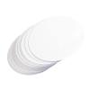 100Pcs Button Round Badge Blank Paper Making Supplies Fitments for Arts Crafts Supplies, DIY Lovers Friends Birthday (White, 44mm)- White 44mm view 4