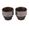 2Pcs Steel Clutch Bell Double Gears, RC Clutch Bell Gear Upgrade Parts, High Performance Power Transmission System for HSP 94122 94166 1/10 RC Car, Durable Steel Material with 16T view 4