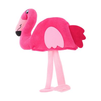 BCOATH Flamingo Costume Hat for Women Pink Animal Headgear Trendy Dress-Up Accessory Valentines Day Party Funny Hat for