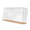 1 Figure Display Case Clear Dustproof Doll Storage Cabinet with Door for Miniature Dolls Action Figures Collectibles Toy Box Office Desktop- 61.5cmx16.5cmx31.5cm view 1