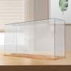 1 Figure Display Case Clear Dustproof Doll Storage Cabinet with Door for Miniature Dolls Action Figures Collectibles Toy Box Office Desktop- 61.5cmx16.5cmx31.5cm view 3