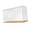 1 Figure Display Case Clear Dustproof Doll Storage Cabinet with Door for Miniature Dolls Action Figures Collectibles Toy Box Office Desktop- 61.5cmx16.5cmx31.5cm view 4