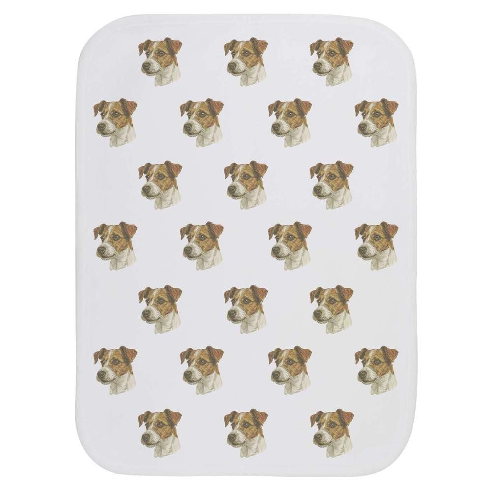 Azeeda 'Jack Russell Terrier Portrait' Baby Burp/Wash Cloth (BC00037798)