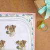 Azeeda 'Jack Russell Terrier Portrait' Baby Burp/Wash Cloth (BC00037798) view 3