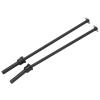 2Pcs RC Car Steel CVD Drive Shaft, Redcat 1/6 Shredder XTE Upgrade Parts, High Strength Heat Treated Steel Drive Shaft for Smooth Running, Durable Replacement Accessories for RC Mo view 2