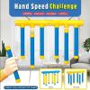 Reflex Sticks Challenge Game - 2 Set Hand Eye Coordination Reflex Training Toys | 3 Adjustable Speed Reflective Drop Stick Game | Falling Sticks Reaction Time Trainer | Catching Reflexs Stick Games view 2
