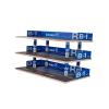 1/32 Scale Diecast Model Car Display Case with Parking Lot Scene Desktop Display Stand for Collectors- 3 Layer view 1