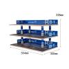 1/32 Scale Diecast Model Car Display Case with Parking Lot Scene Desktop Display Stand for Collectors- 3 Layer view 3