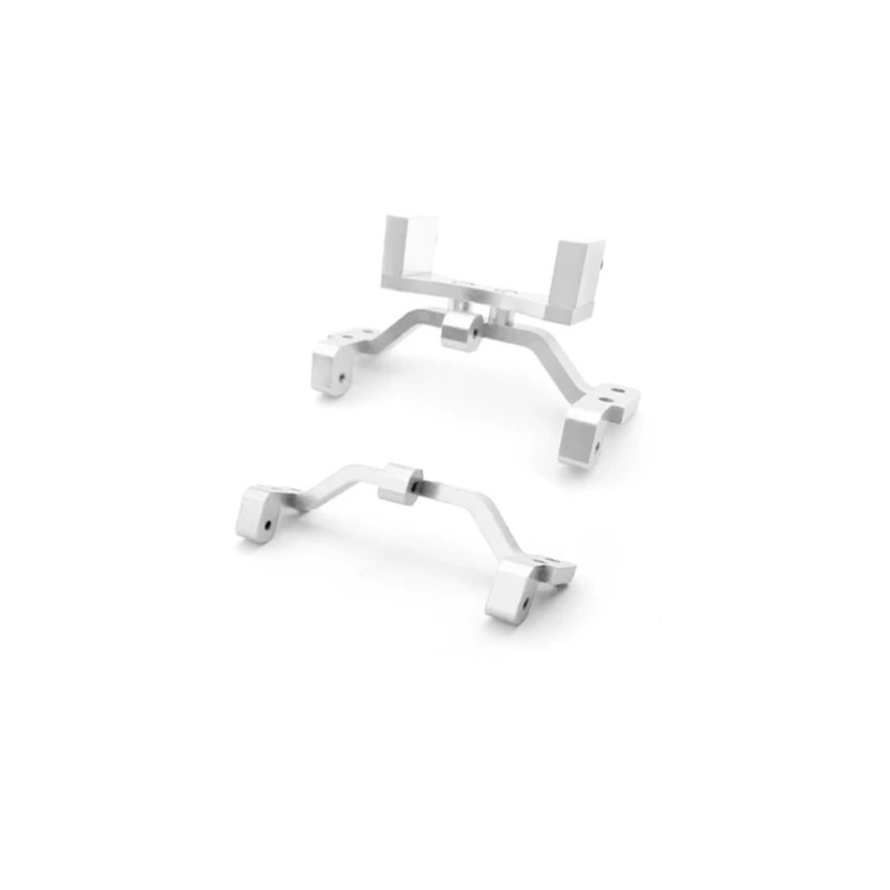 For MN D90 D91 For MN99S For WPL C24 C14 C14K C24K RC Car Truck Spare Parts Metal Pull Rod Base Servo Bracket Mount RC Jouets Parts(Silver)