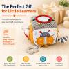 Autumn Bliss Co Baby Activity Cube Toy 8-in-1 for Babies 6-12 Months | Montessori Sensory Cube with Mirror, Teether, Crinkle Textures & Fine Motor Activities | Soft Busy Cube Toy for Toddler view 4