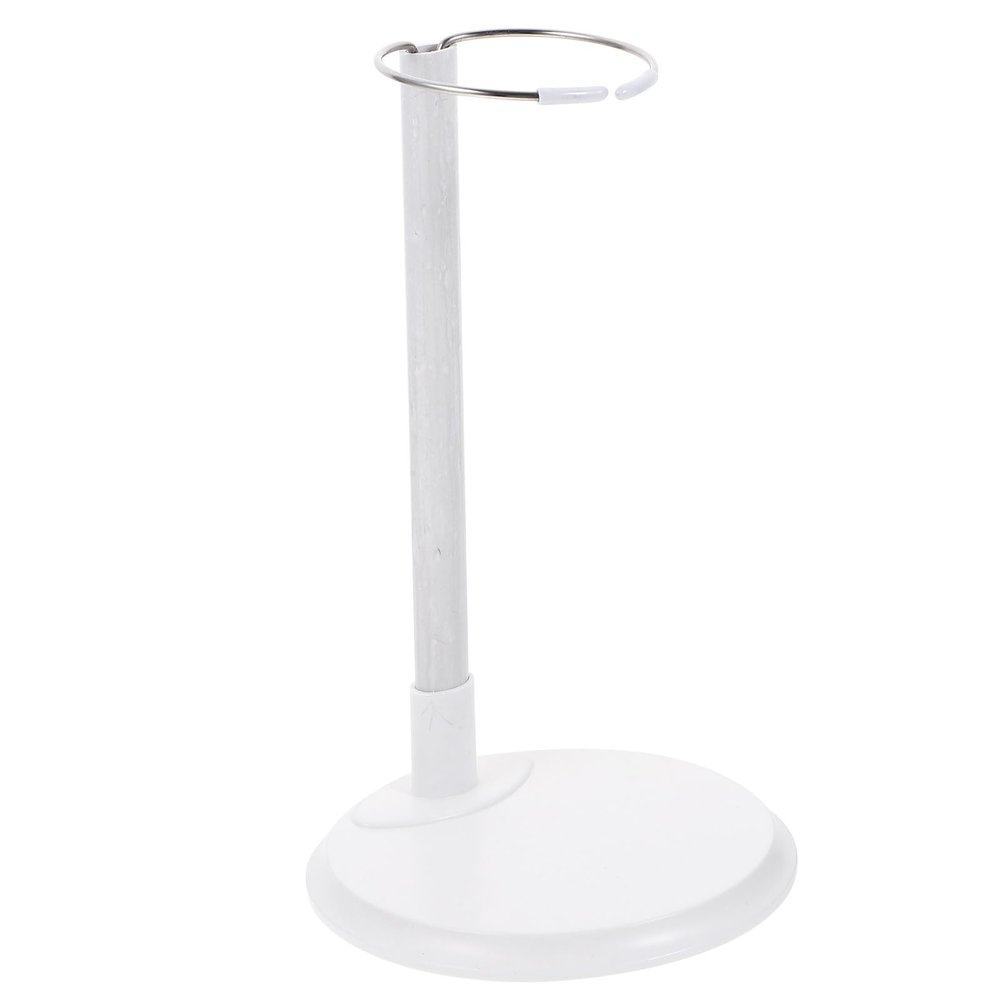 HAPINARY Small Doll Stand Display Rack with Stable Base Adjustable 18-24Cm Doll Support Holder for Action Figures and Plush Display Bracket for Collectors and Retail Use