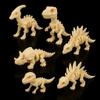 Articulated Dinosaur Skeleton Figurines  6-Piece Set  3D Printed Dino Bones  Movable Display Figures  Handmade view 2