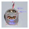 RXDNOZNNK 2200KV 18mm 3-Phase 1406 Brushless Electronic Starter High Speed 2S-3S 26500RPM Outer Rotor BLDC RC Drone FPV Quadcopter Aircraft Engine view 3
