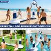 TURNMEON Inflatable Pool Toys Games Set Pool Volleyball Net with Yacht Theme Floating Volleyball Swimming Pools Game Gift for Adults Perfect Summer Water Sport Party Float view 2