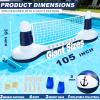 TURNMEON Inflatable Pool Toys Games Set Pool Volleyball Net with Yacht Theme Floating Volleyball Swimming Pools Game Gift for Adults Perfect Summer Water Sport Party Float view 4