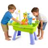 AZTWMYS Toddler Sand Water Table with Electric Pump 4-in-1 Splash Pad & Kitchen Sink Toy Set, Outdoor Backyard Summer Toys for Kids Ages 1-3 3-6, Birthday Gift for Toddler Boys Girls(Blue) view 2